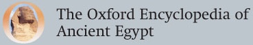 The Oxford Encyclopedia of Ancient Egypt logo